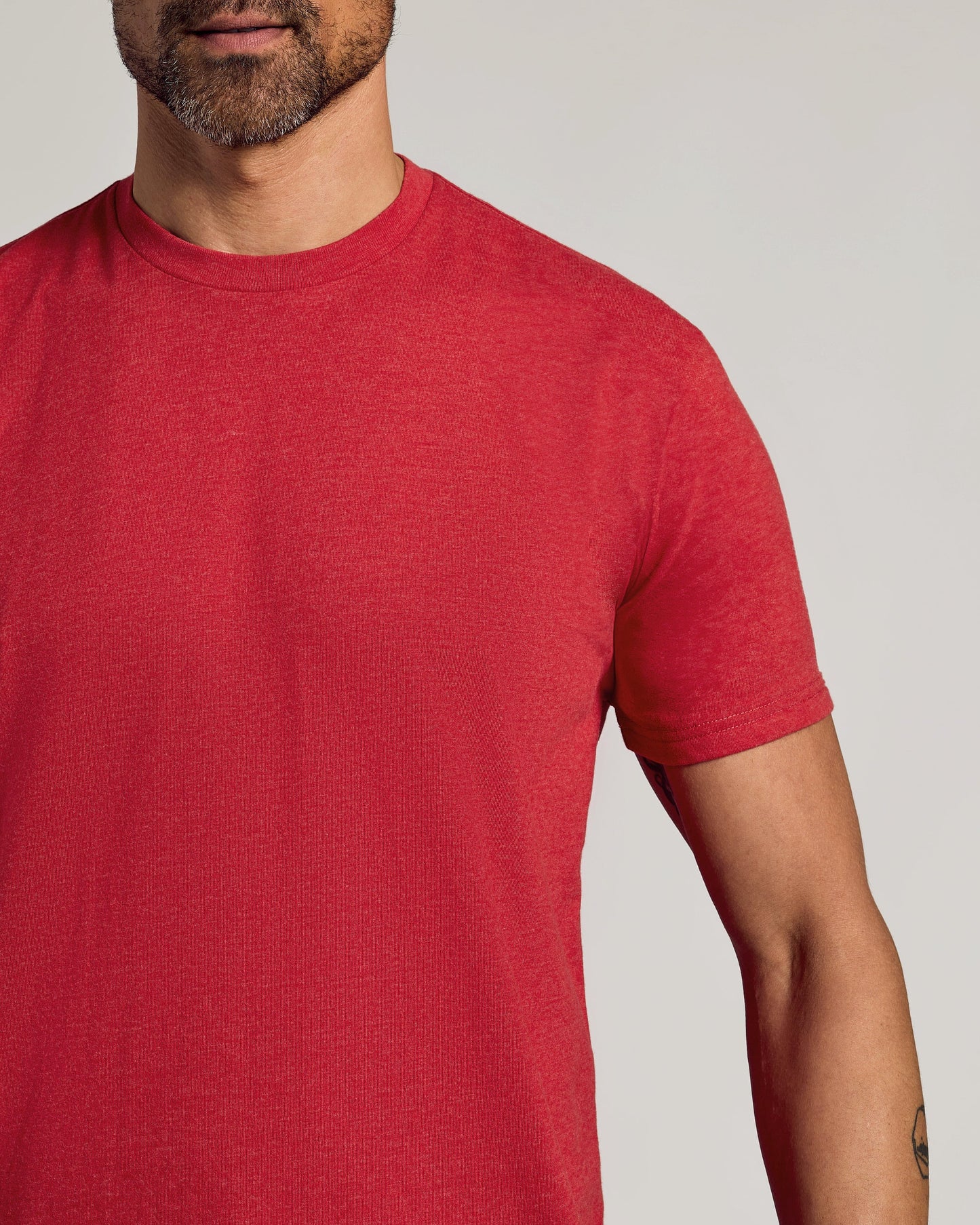 Dark Heather Lava Classic Crew Neck