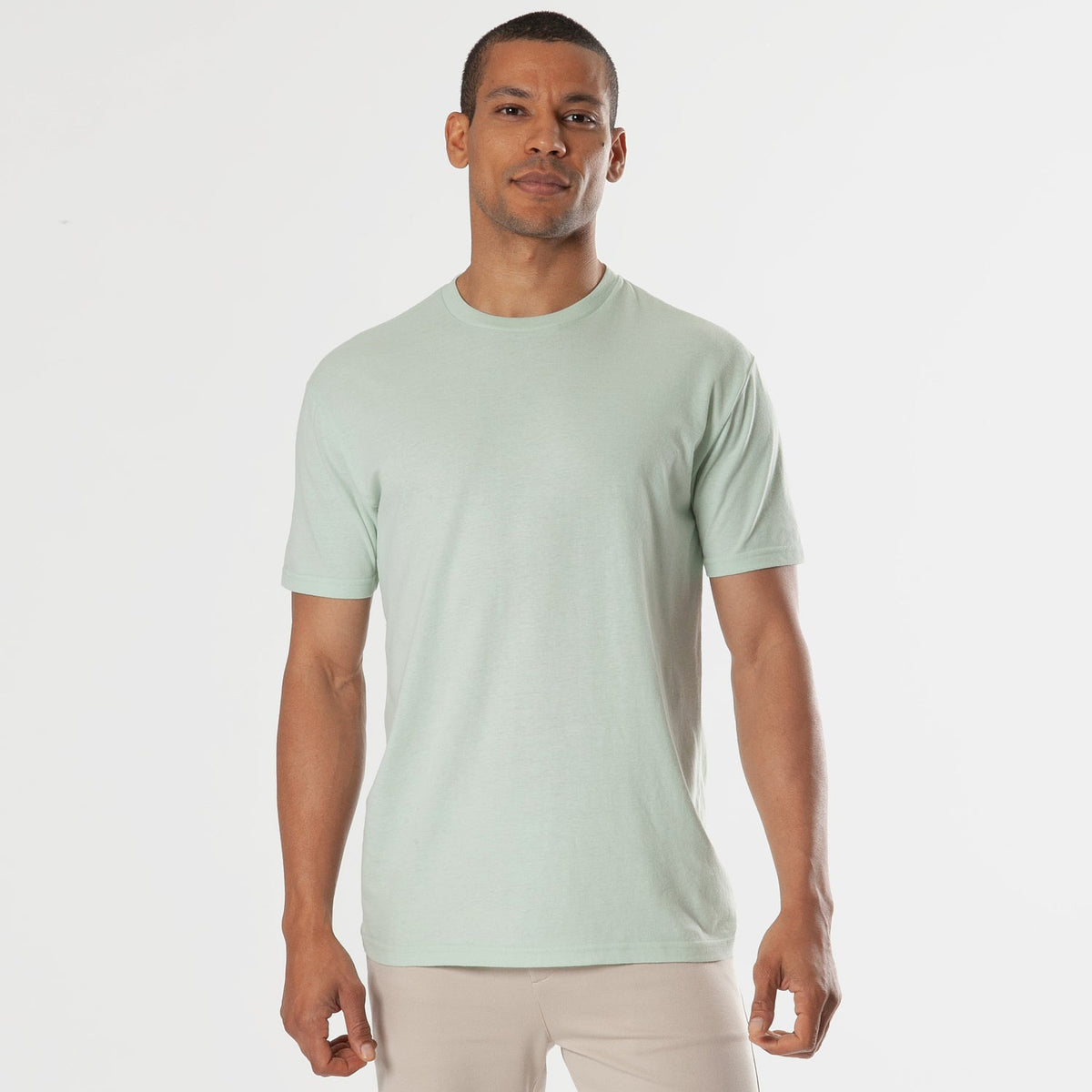 Green Lapis Short Sleeve Crew Neck Tee