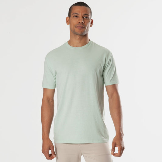 Green Lapis Short Sleeve Crew Neck Tee
