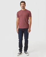 Heather Crimson Classic Crew Neck