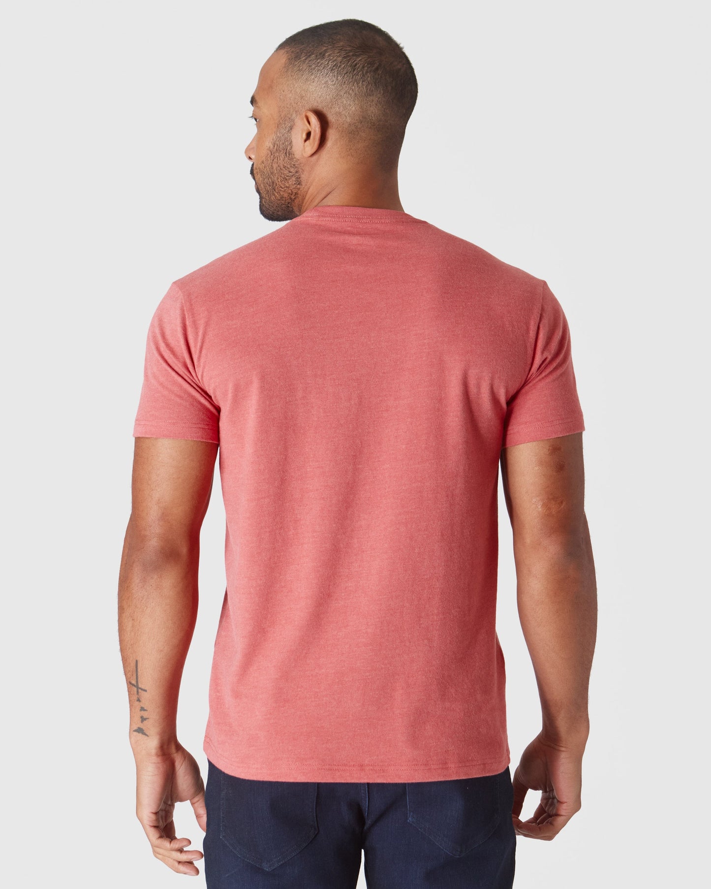 Heather Garnet Classic Crew Neck
