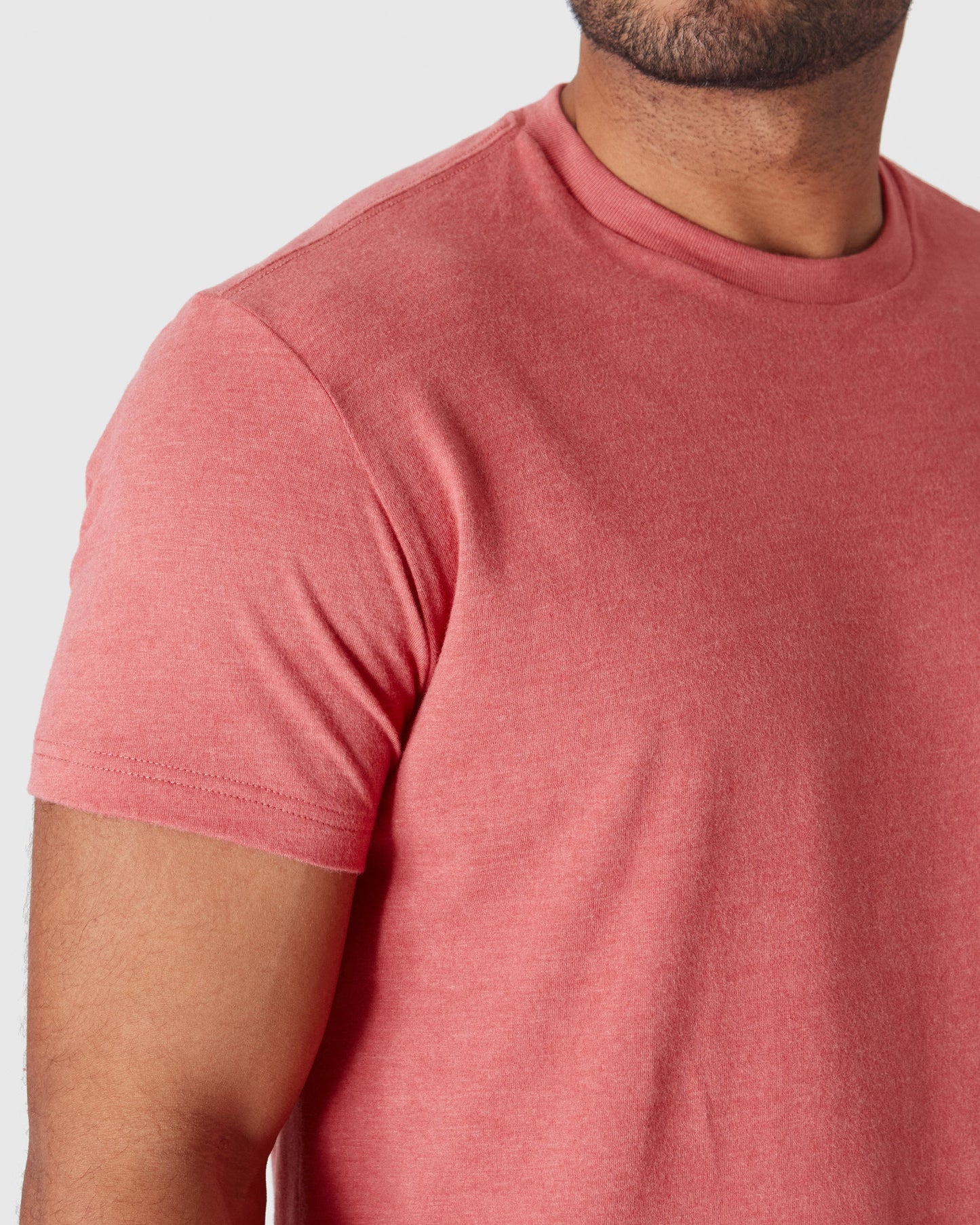 Heather Garnet Classic Crew Neck