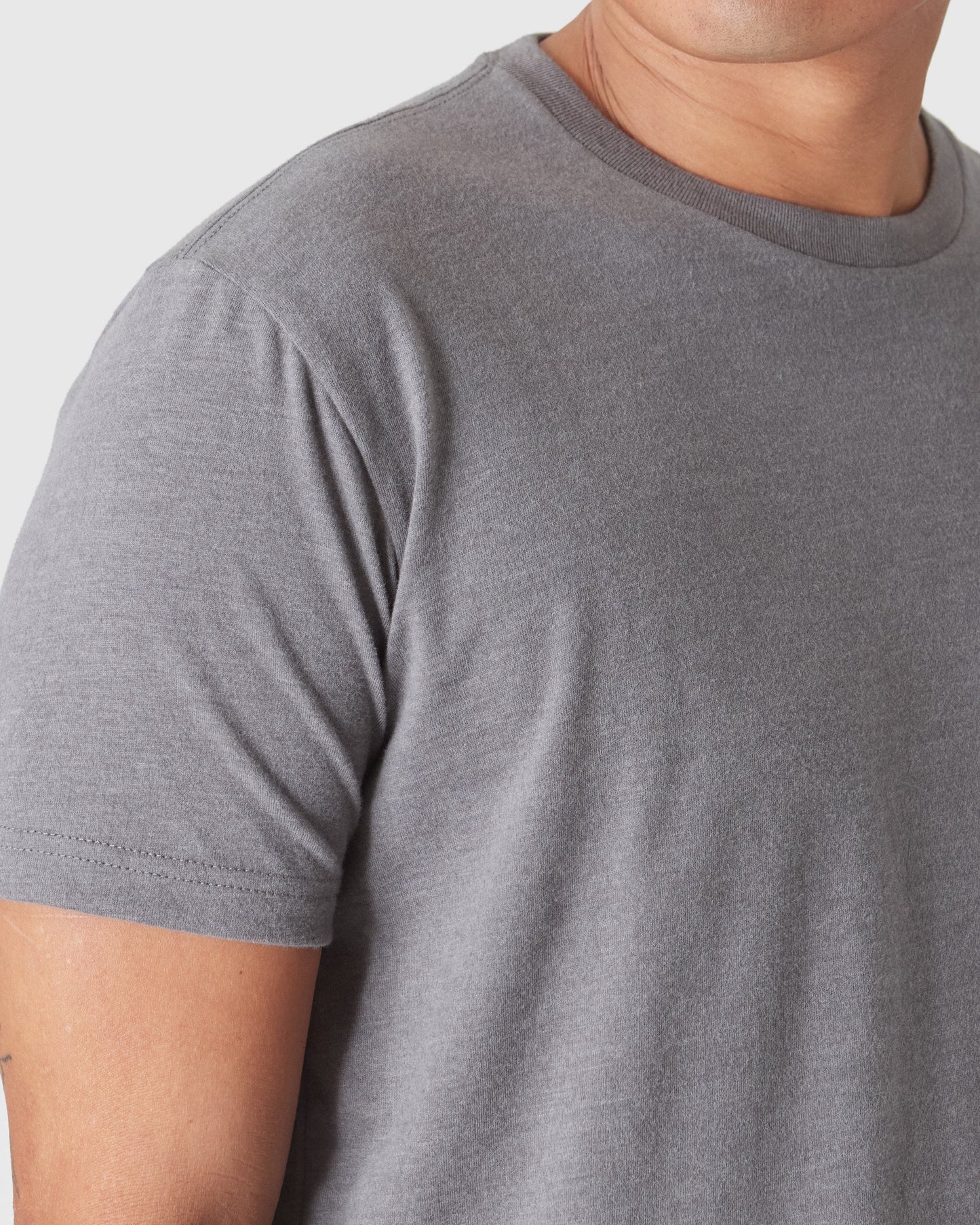 Heather Graphite Classic Crew Neck