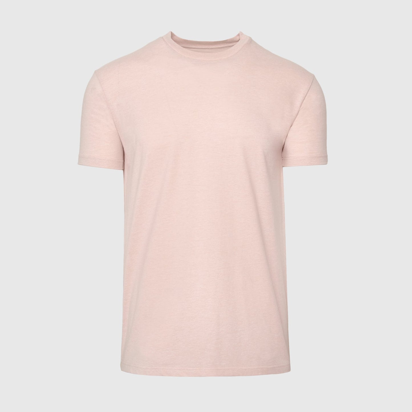 Heather Dusty Pink Short Sleeve Crew Neck Tee