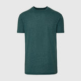 Heather Emerald Short Sleeve Crew Neck Tee