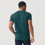 Heather Emerald Short Sleeve Crew Neck Tee