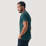 Heather Emerald Short Sleeve Crew Neck Tee