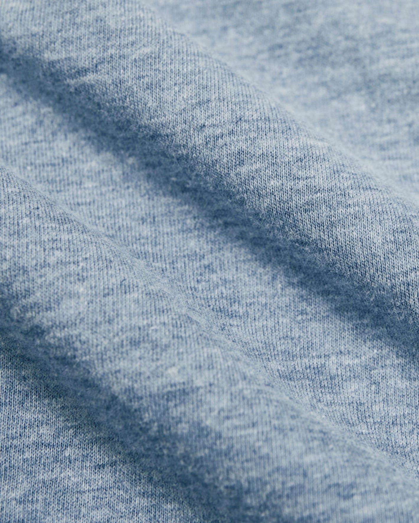 Heather Indigo Tall Straight Hem Crew Neck T-Shirt