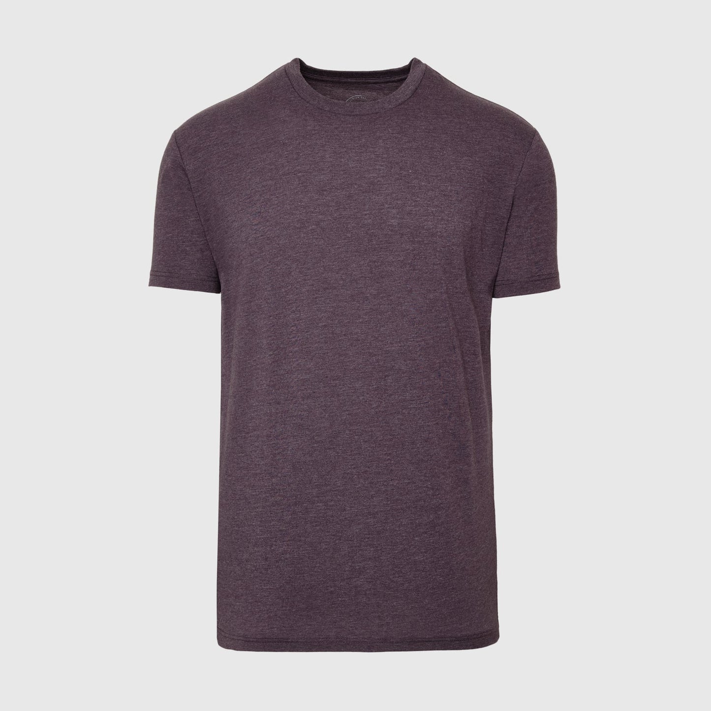 Heather Purple Short Sleeve Crew Neck Tee
