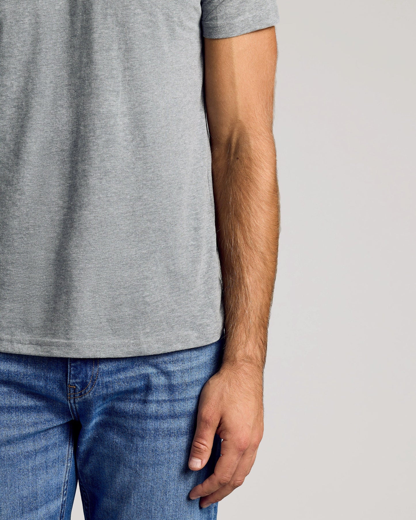 Heather Gray Classic Crew Neck