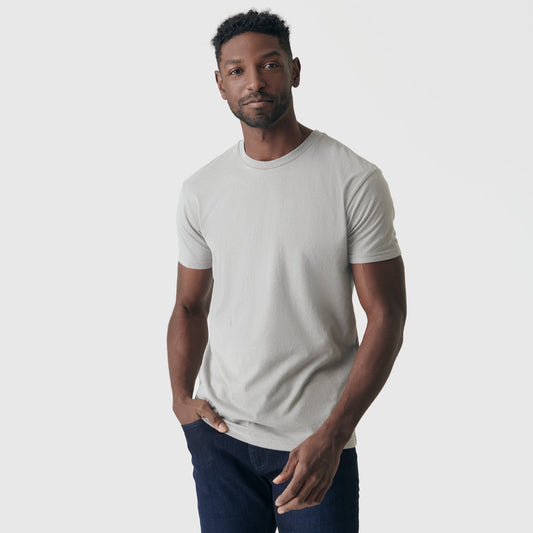 Iron Gray Short Sleeve Crew Neck Tee