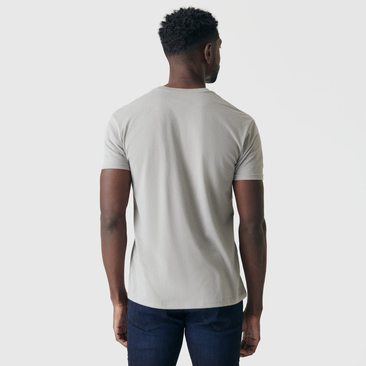 Iron Gray Short Sleeve Crew Neck Tee