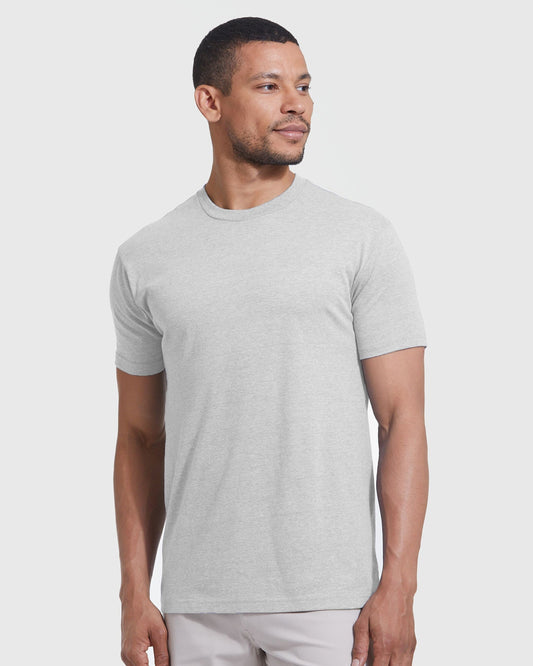 Light Heather Gray Classic Crew Neck