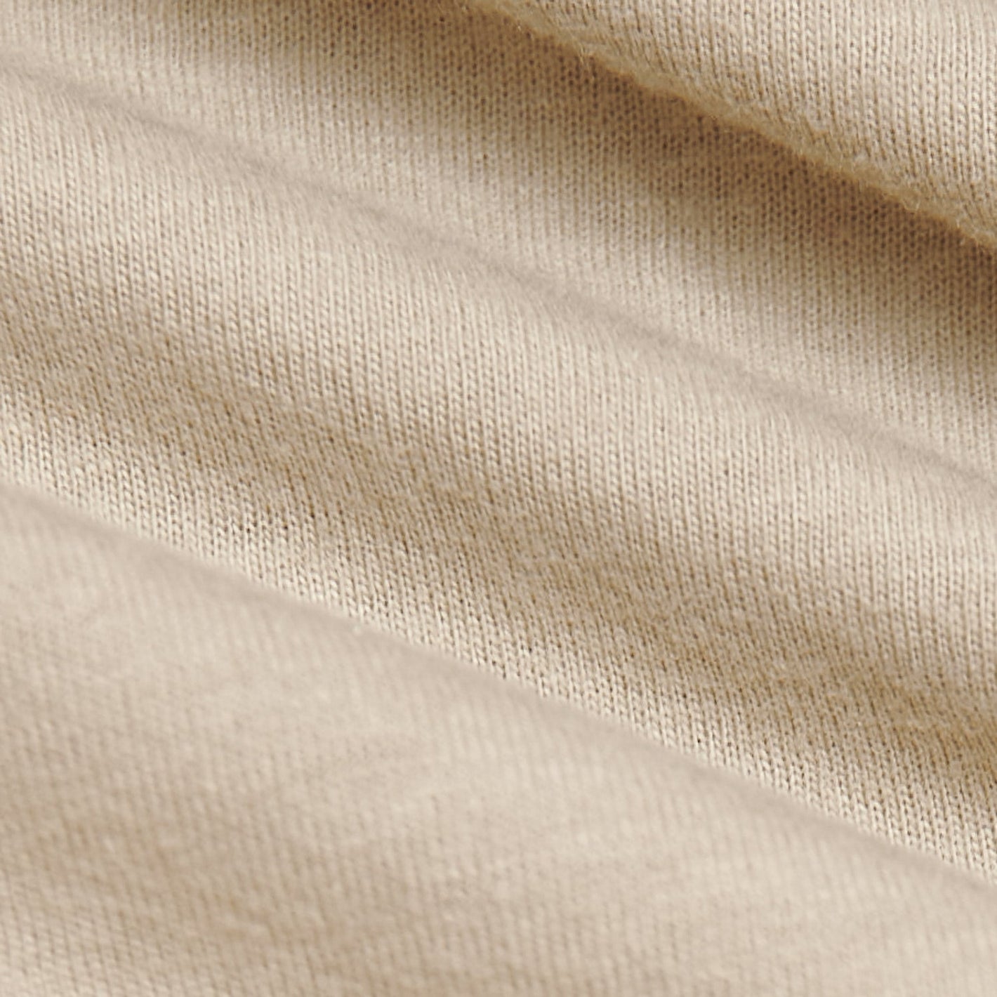 Light Khaki Short Sleeve Crew Neck Tee