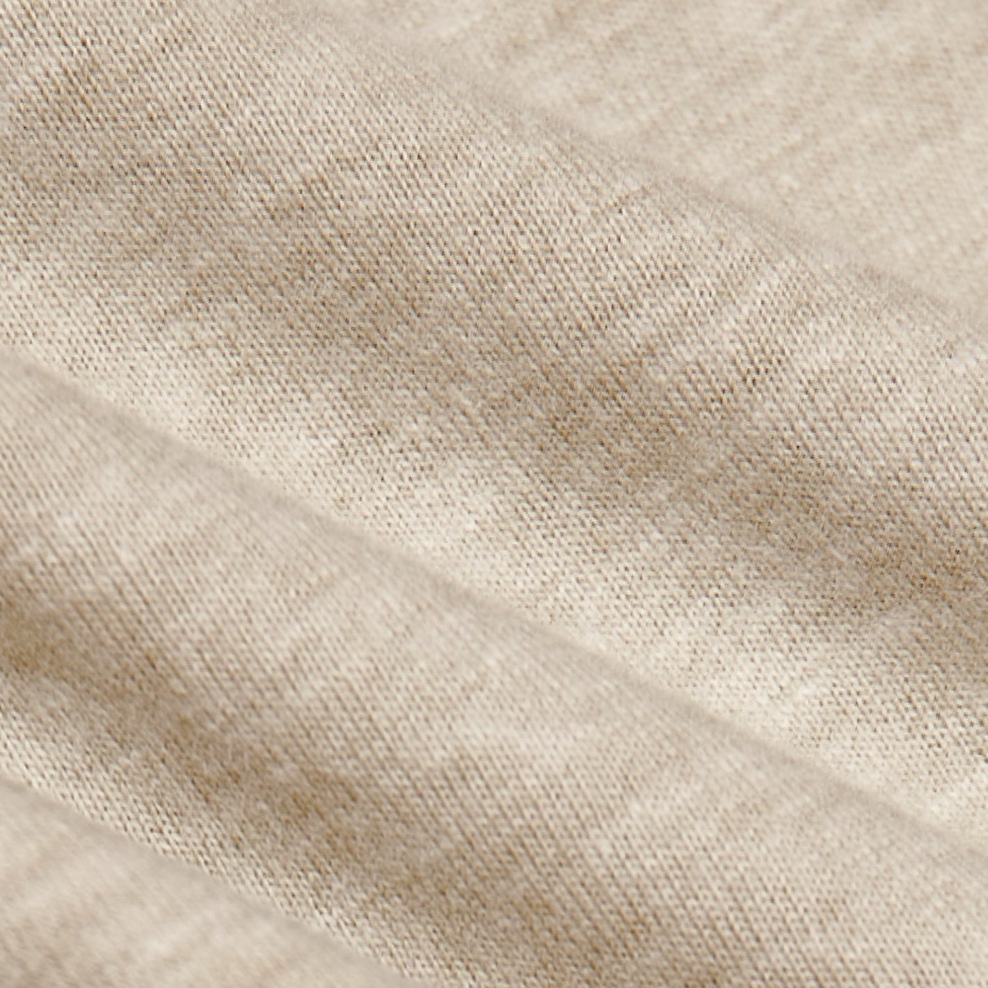 Heather Light Khaki Short Sleeve Crew Neck Tee