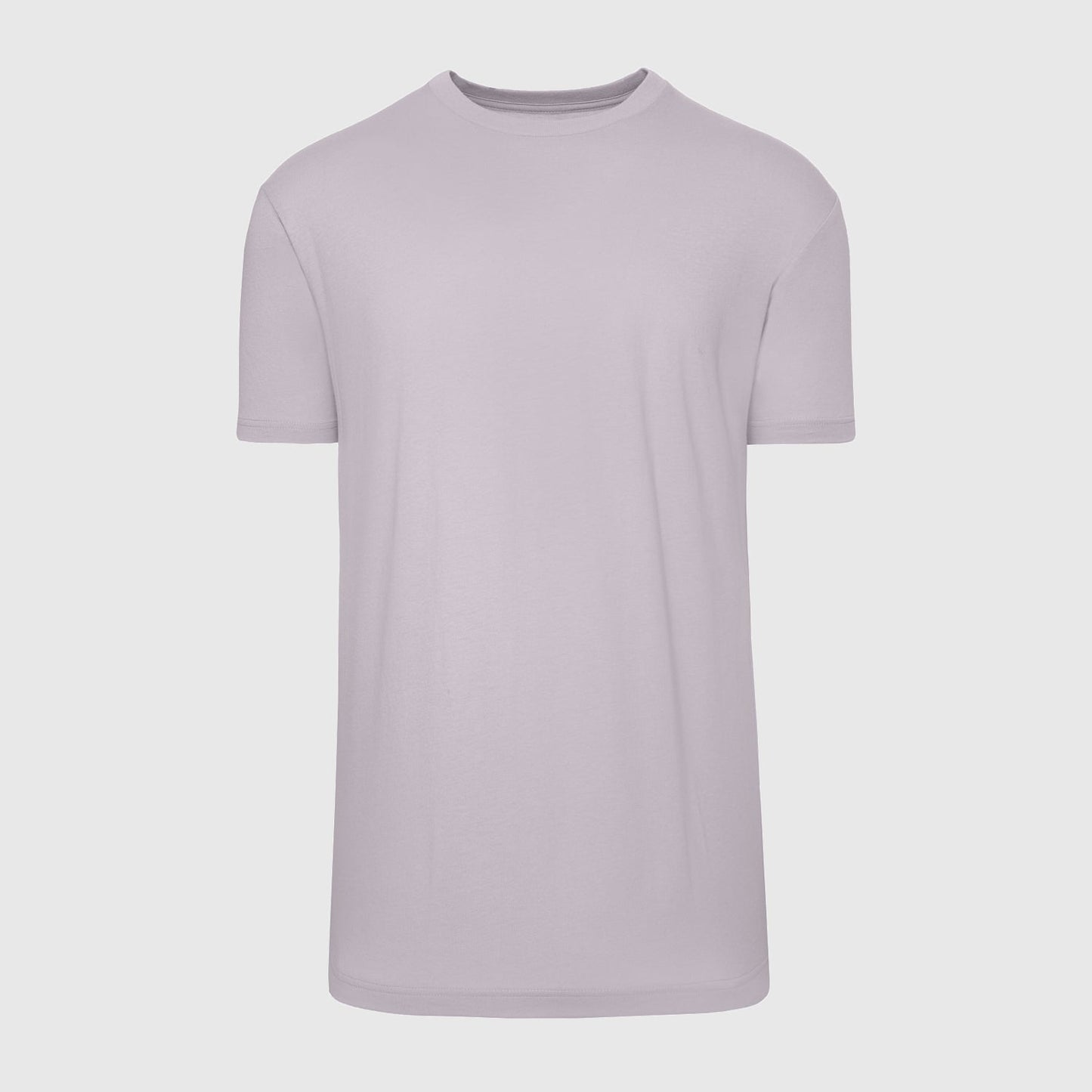 Lilac Gray Short Sleeve Crew Neck Tee