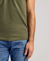 Military Green Classic Crew Neck