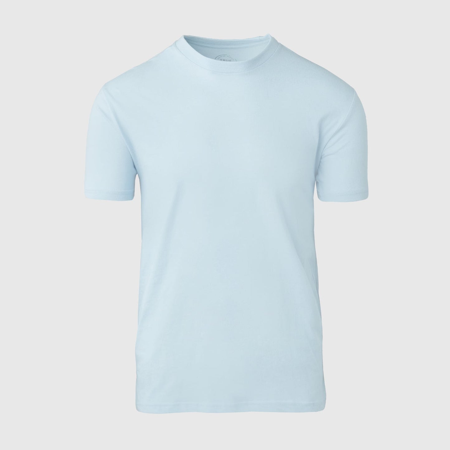 Pale Blue Short Sleeve Crew Neck Tee
