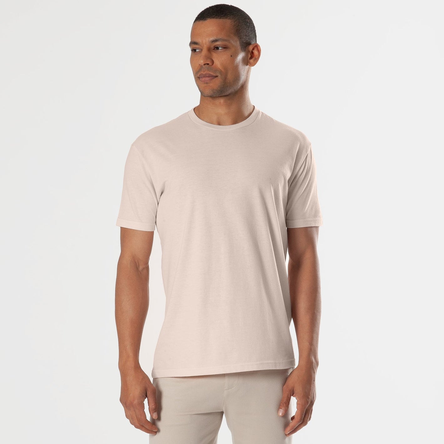 Pink Opal Short Sleeve Crew Neck Tee