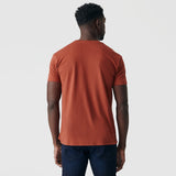 Rust Short Sleeve Crew Neck Tee