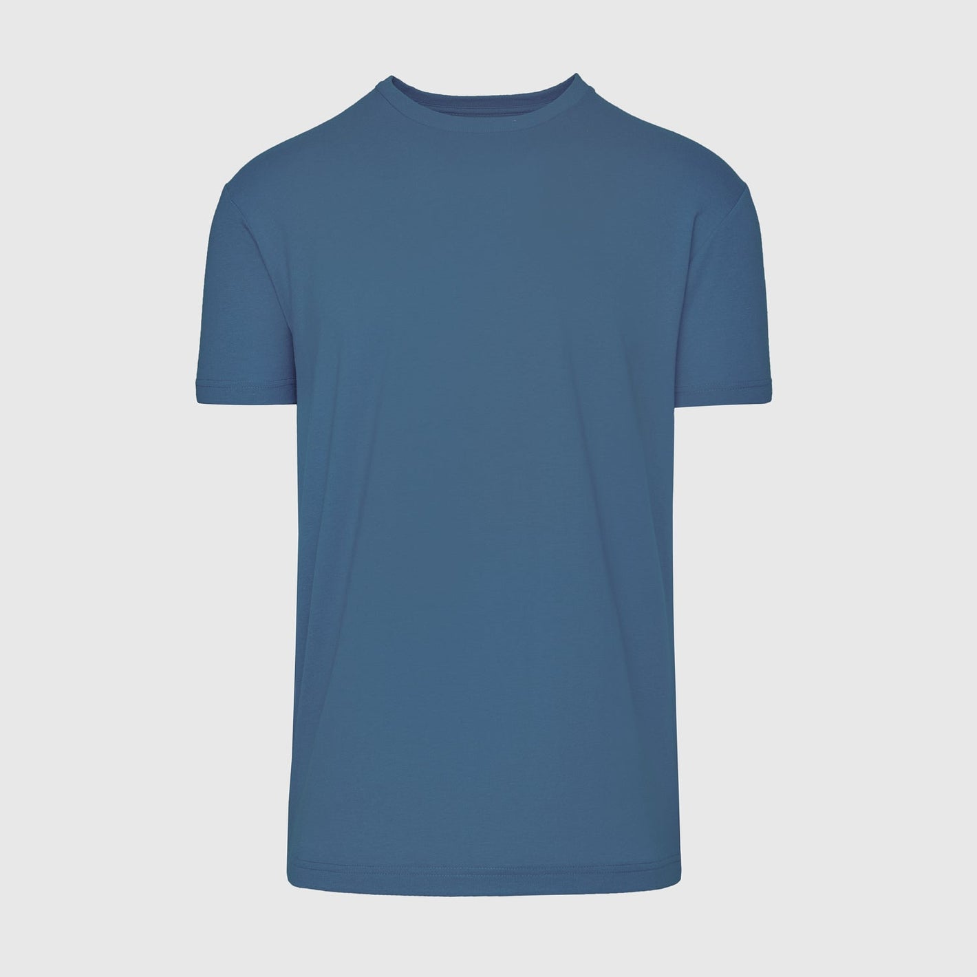 Stone Blue Short Sleeve Crew Neck Tee