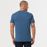 Stone Blue Short Sleeve Crew Neck Tee