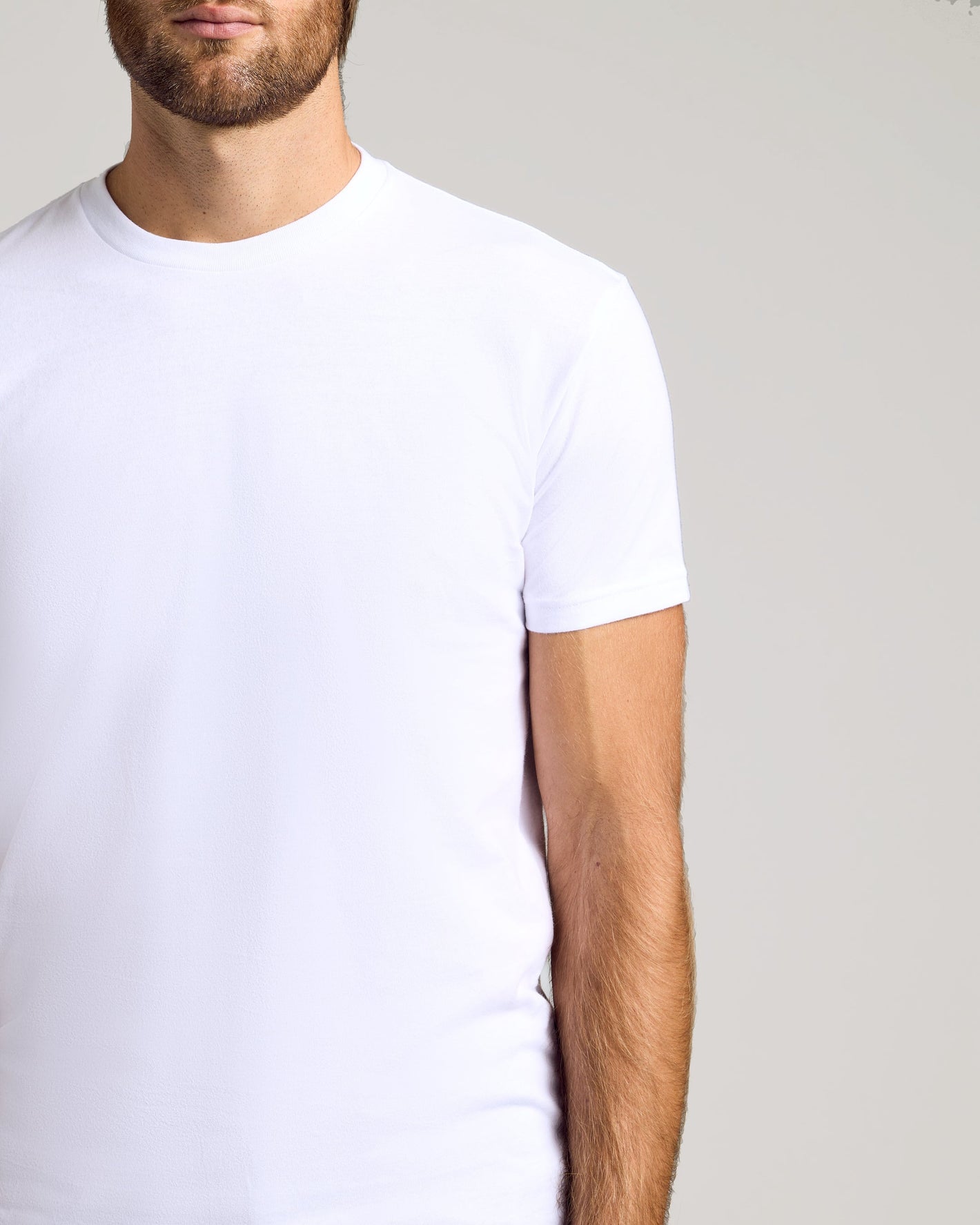 White Classic Crew Neck