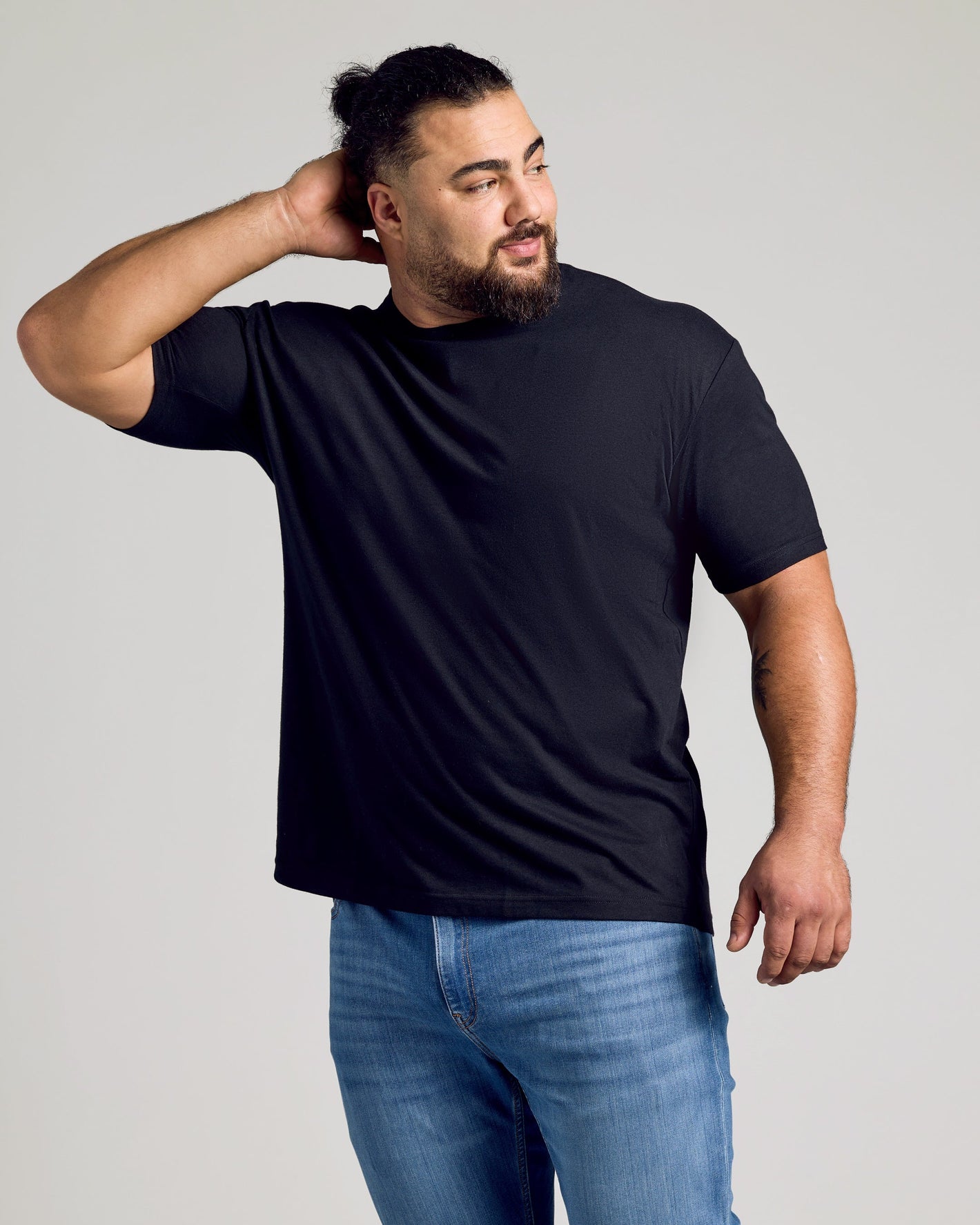 Black Classic Crew Neck