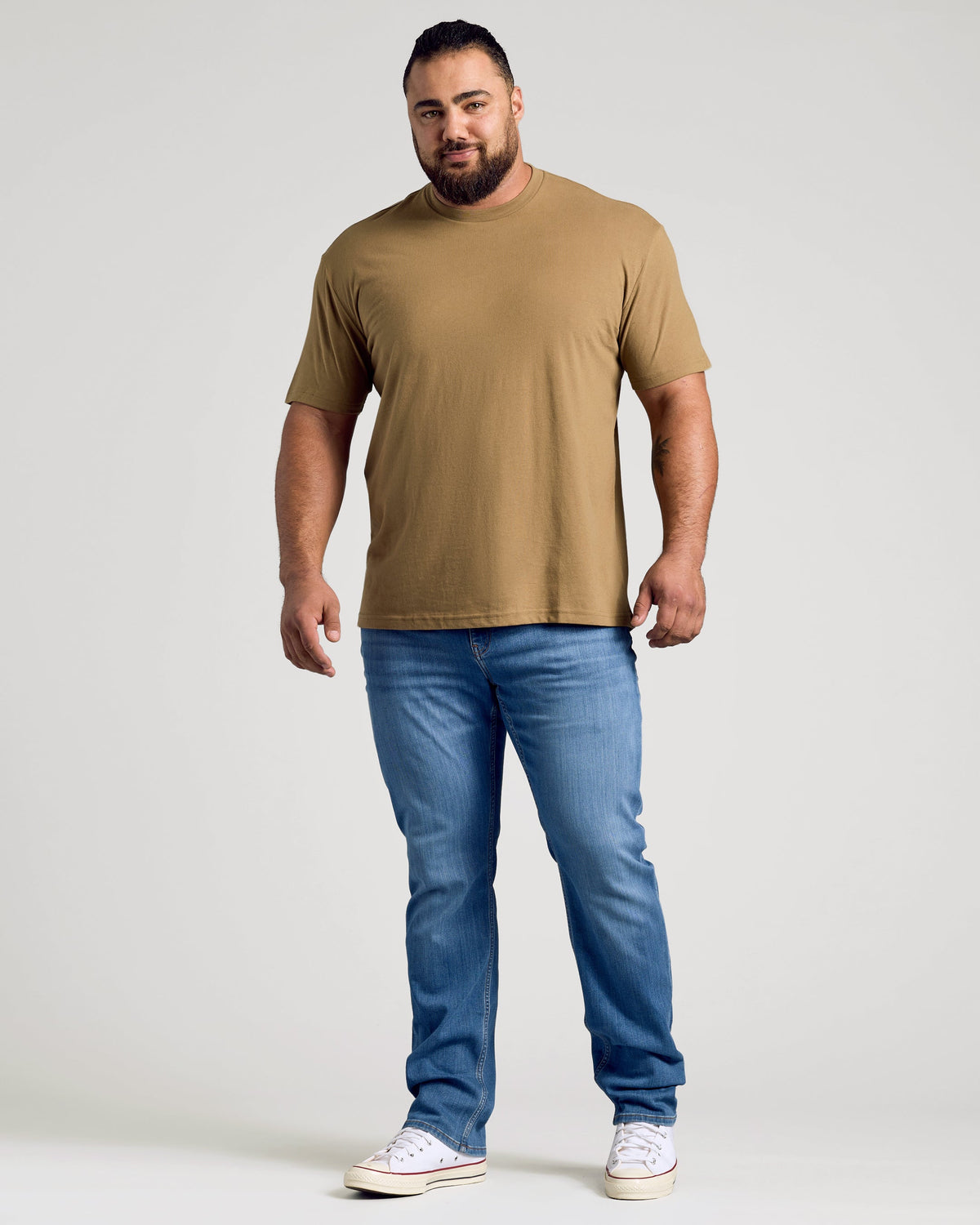 Tan 499 Classic Crew Neck