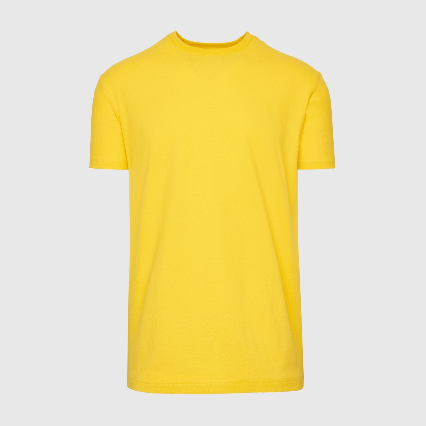 Yellow Short Sleeve Crew Neck Tee