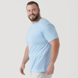 Oxford Blue Short Sleeve Henley
