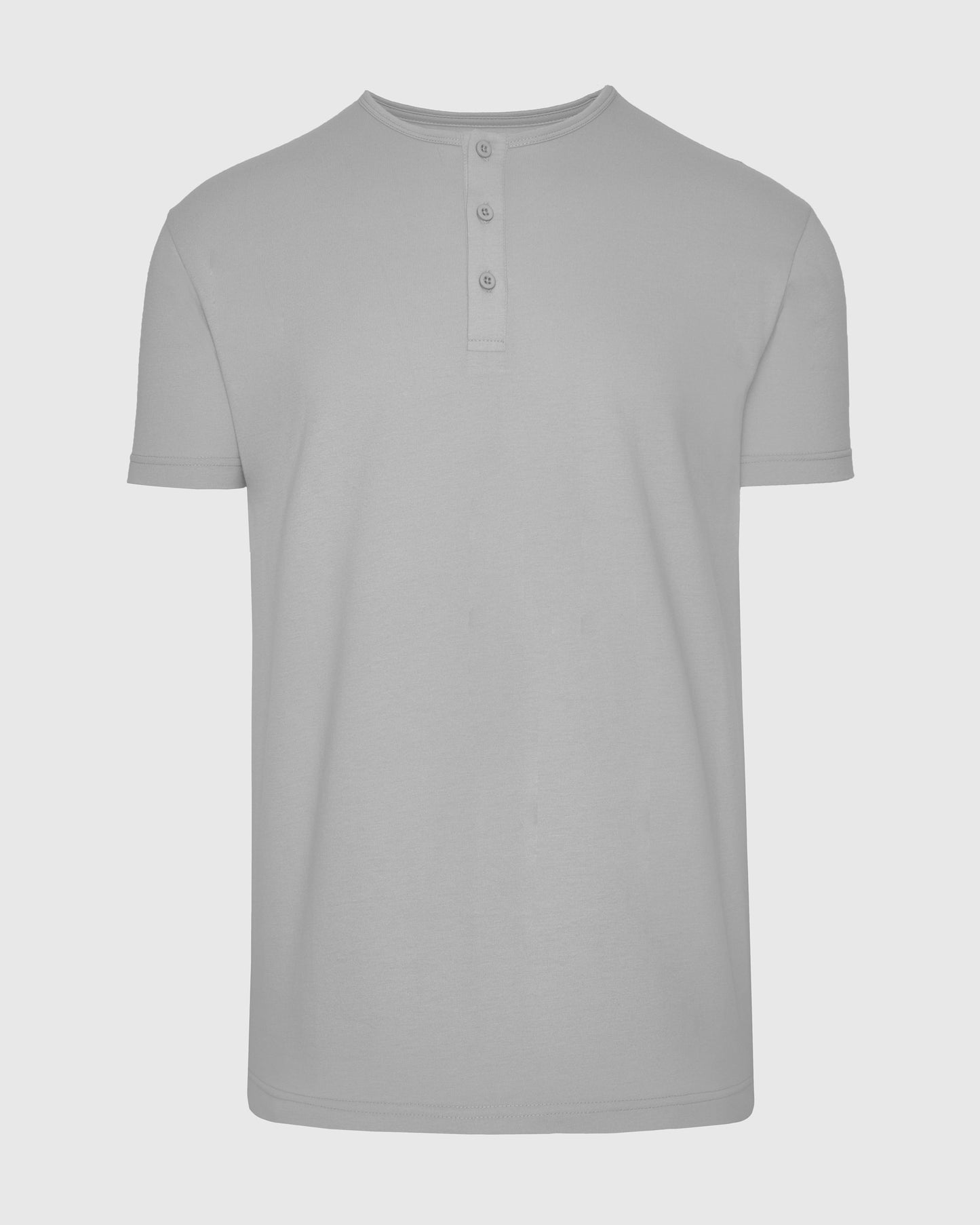Glacier Gray Short Sleeve Henley