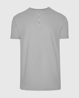 Glacier Gray Short Sleeve Henley