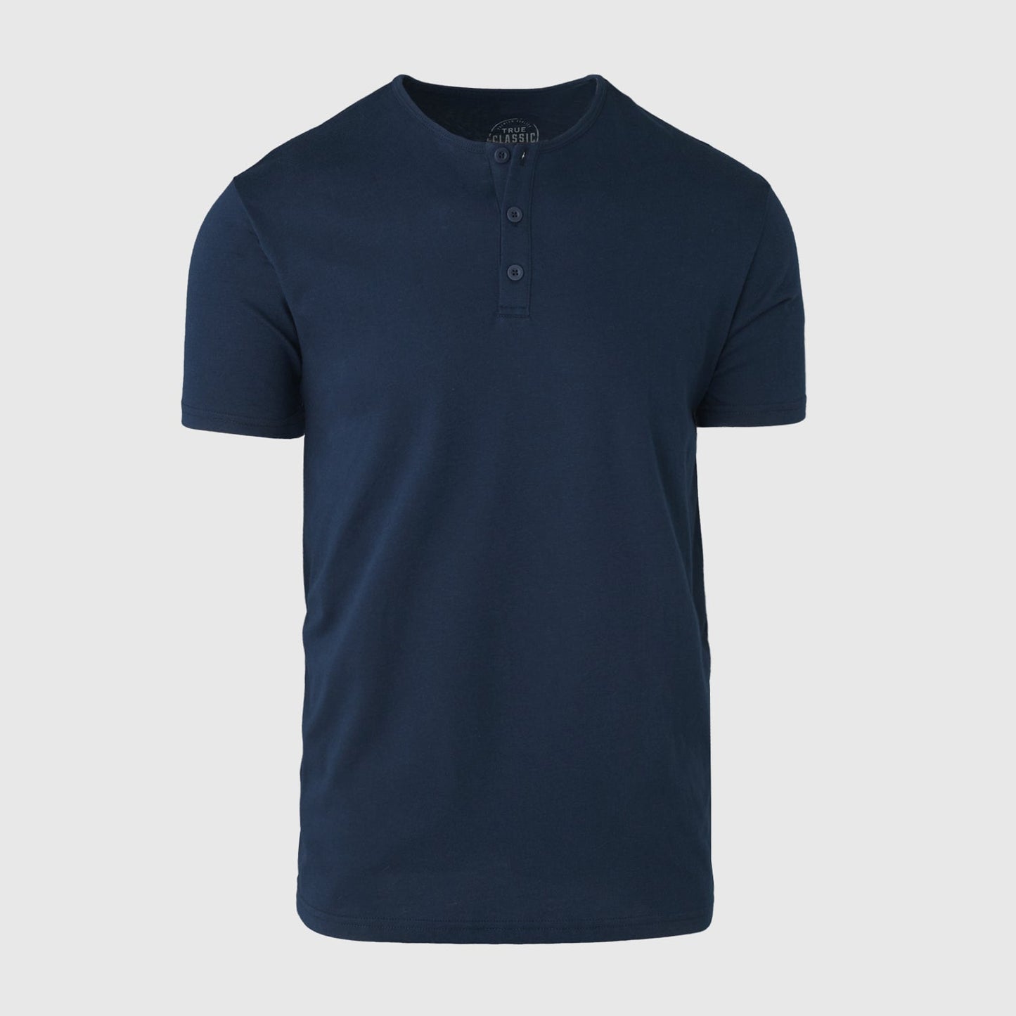 Navy Short Sleeve Henley