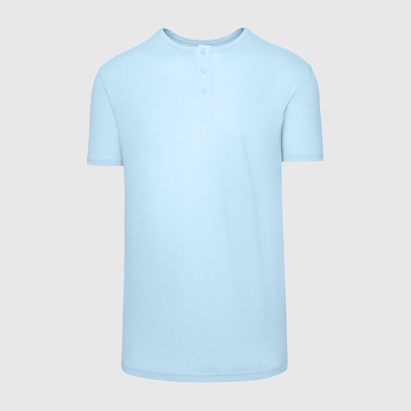 Oxford Blue Short Sleeve Henley