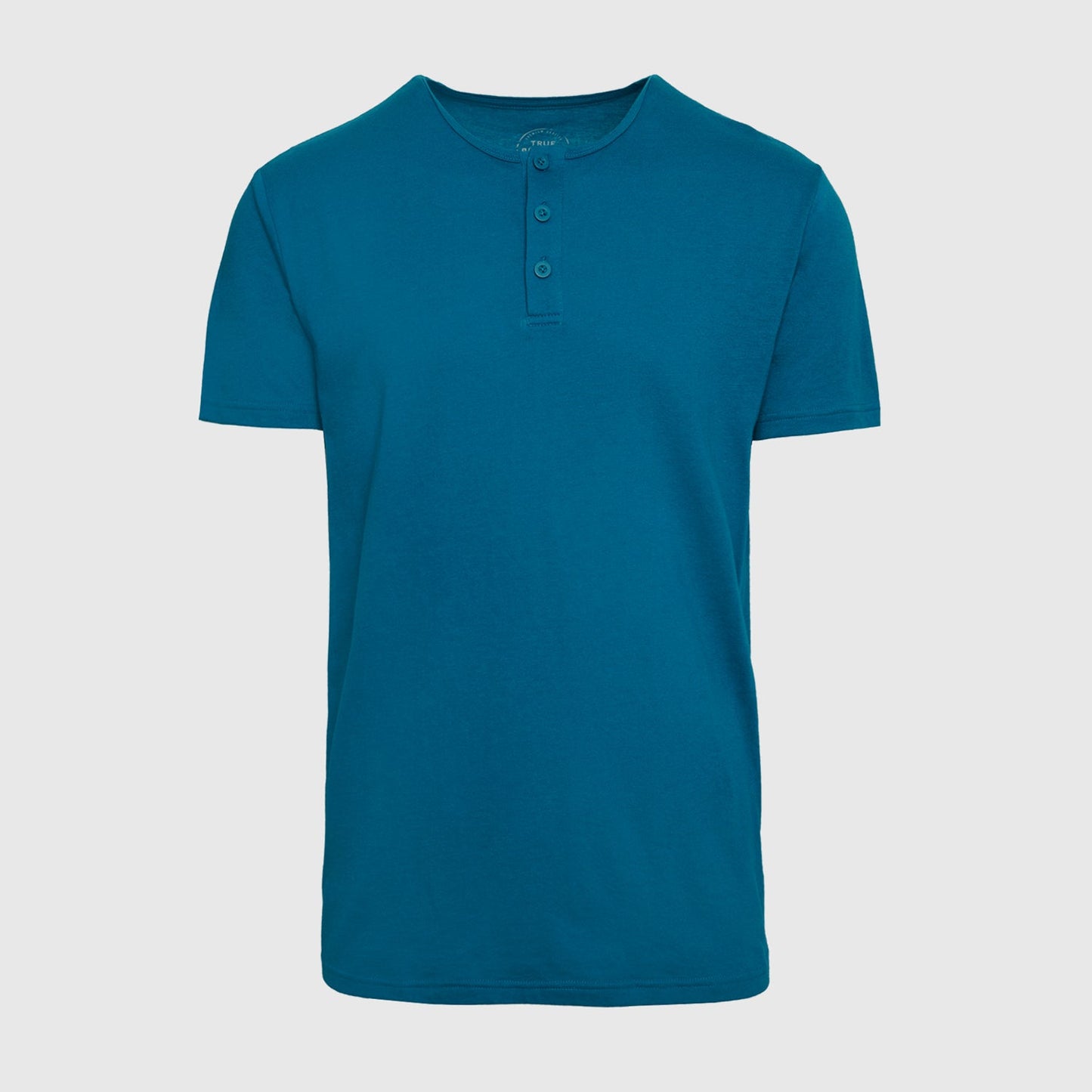 Teal Short Sleeve Henley