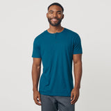 Teal Short Sleeve Henley