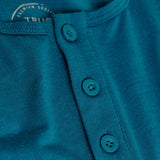 Teal Short Sleeve Henley