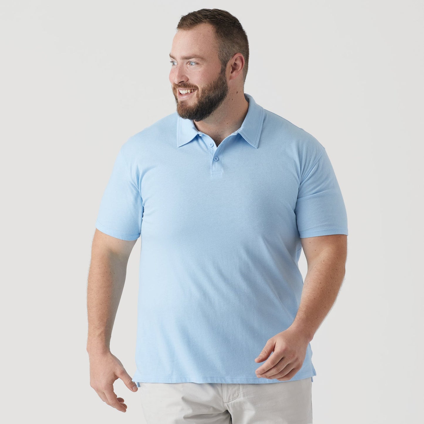 Oxford Blue Short Sleeve Polo