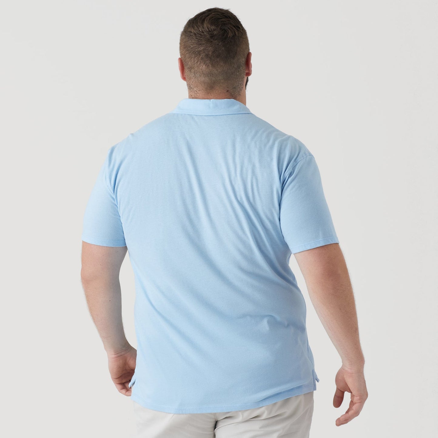 Oxford Blue Short Sleeve Polo