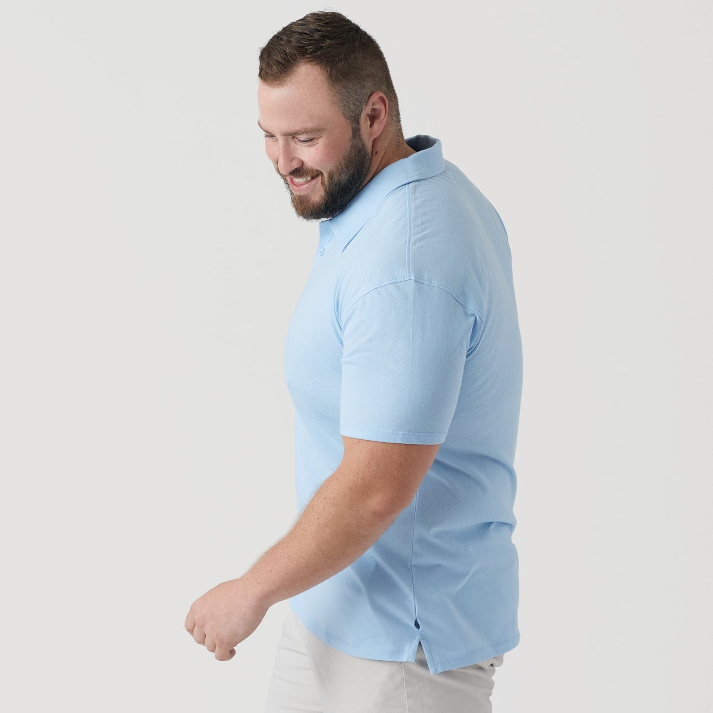 Oxford Blue Short Sleeve Polo