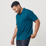 Teal Short Sleeve Polo