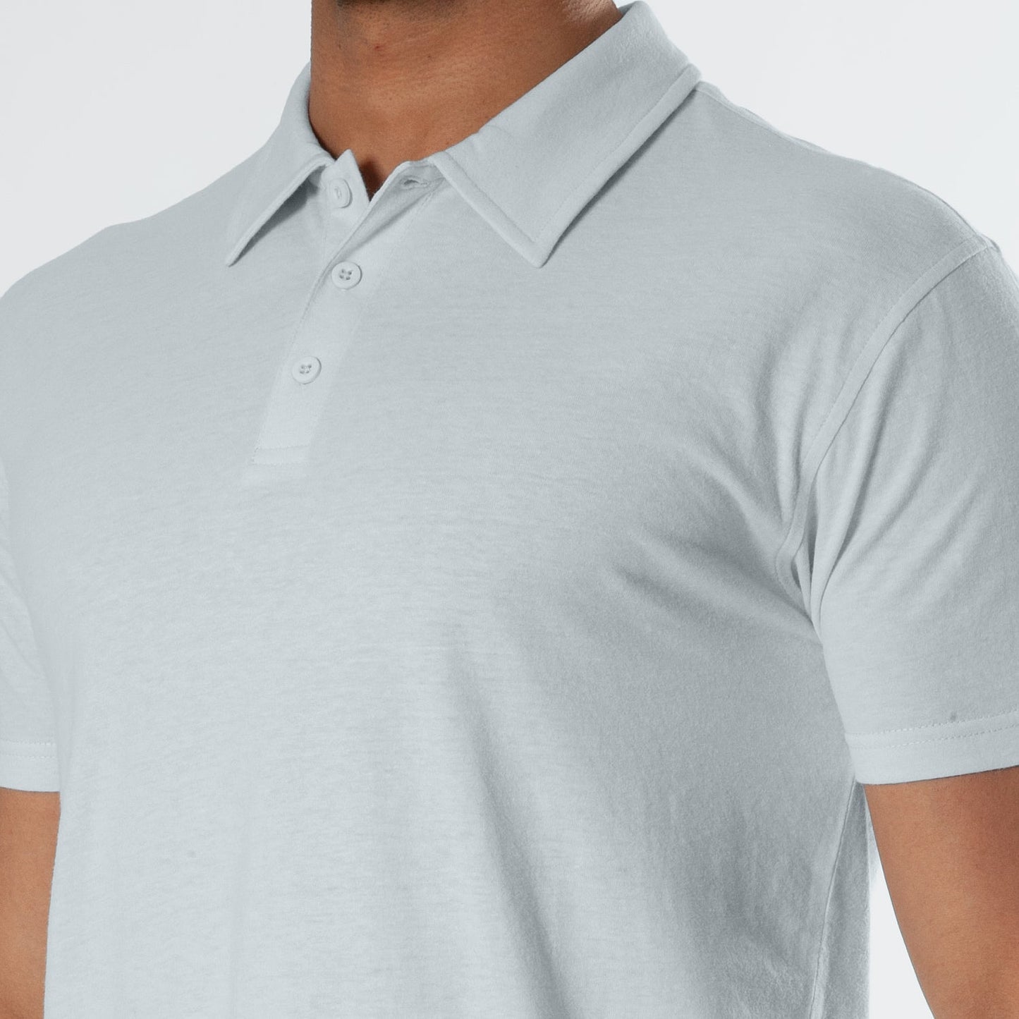 Blue Quartz Short Sleeve Polo