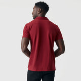 Crimson Short Sleeve Polo
