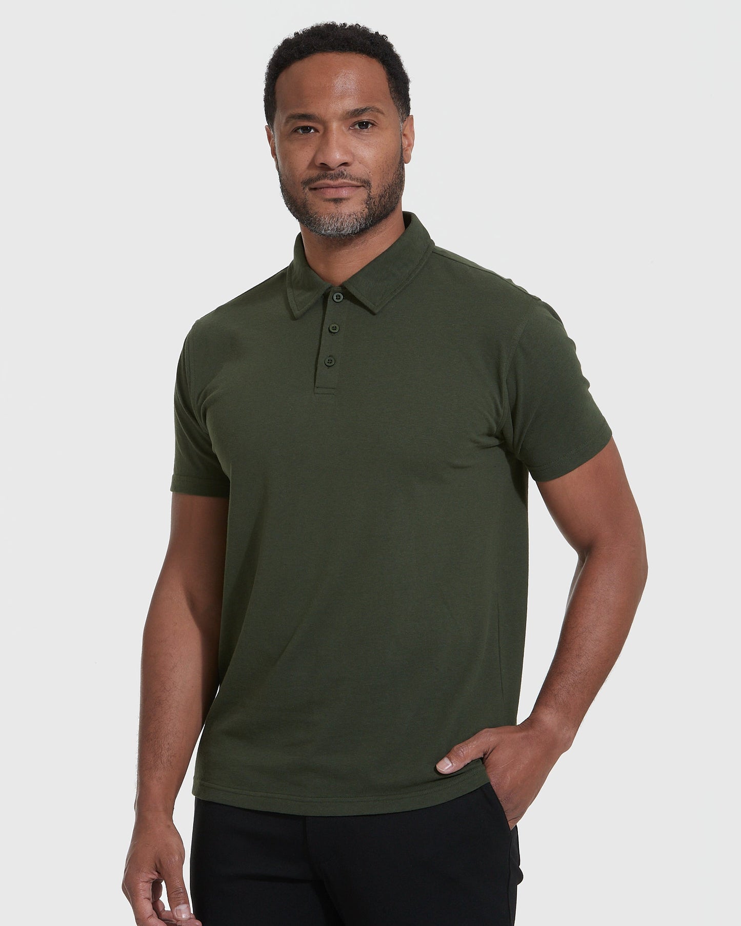 Dark Olive Short Sleeve Polo