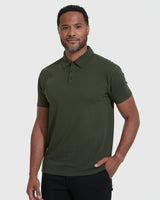Dark Olive Short Sleeve Polo