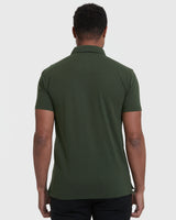 Dark Olive Short Sleeve Polo