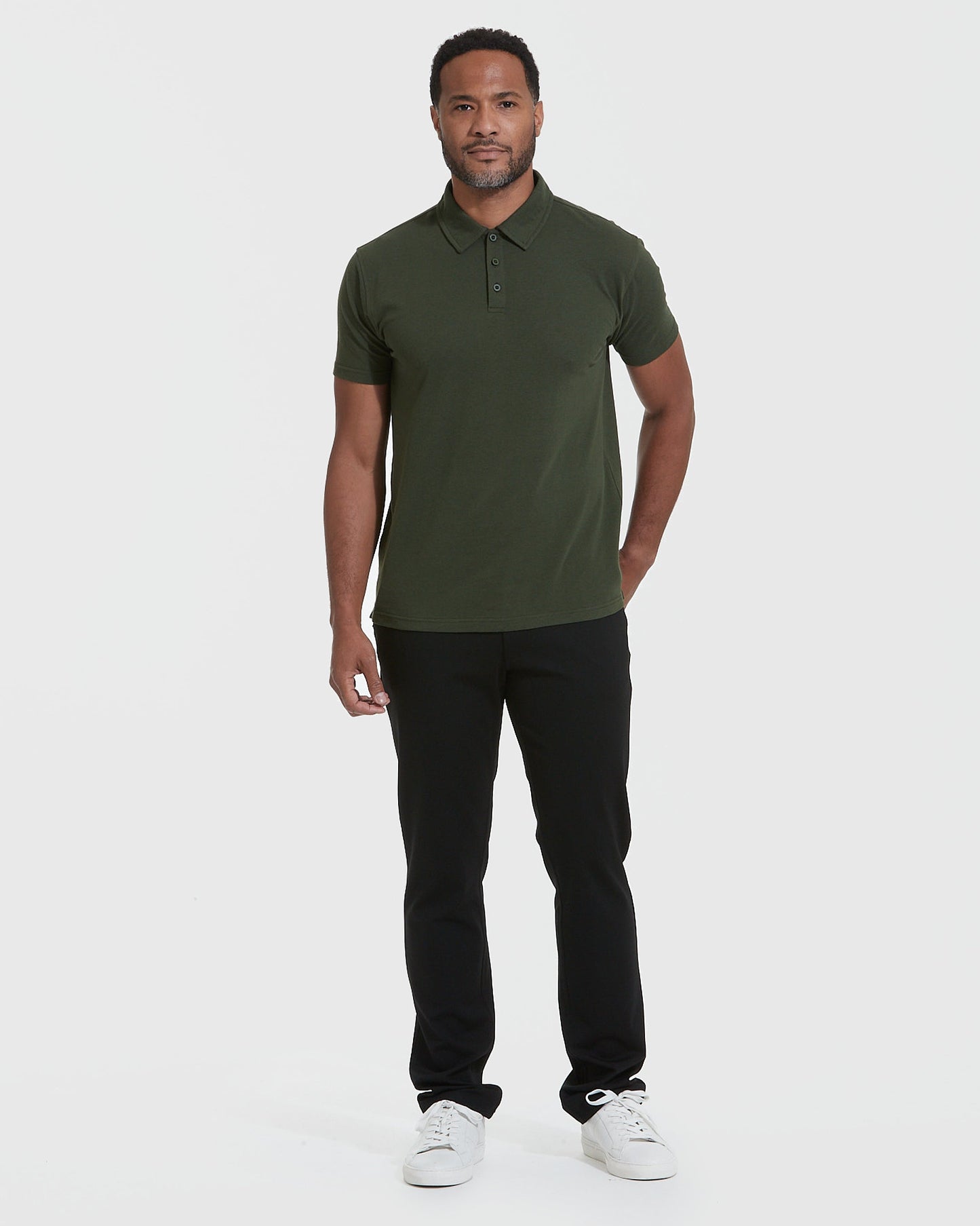 Dark Olive Short Sleeve Polo