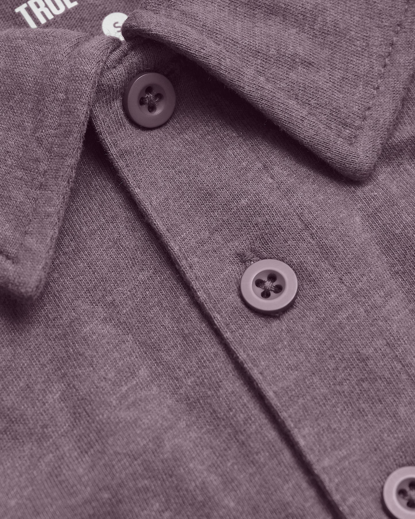 Dark Heather Amethyst Classic Polo