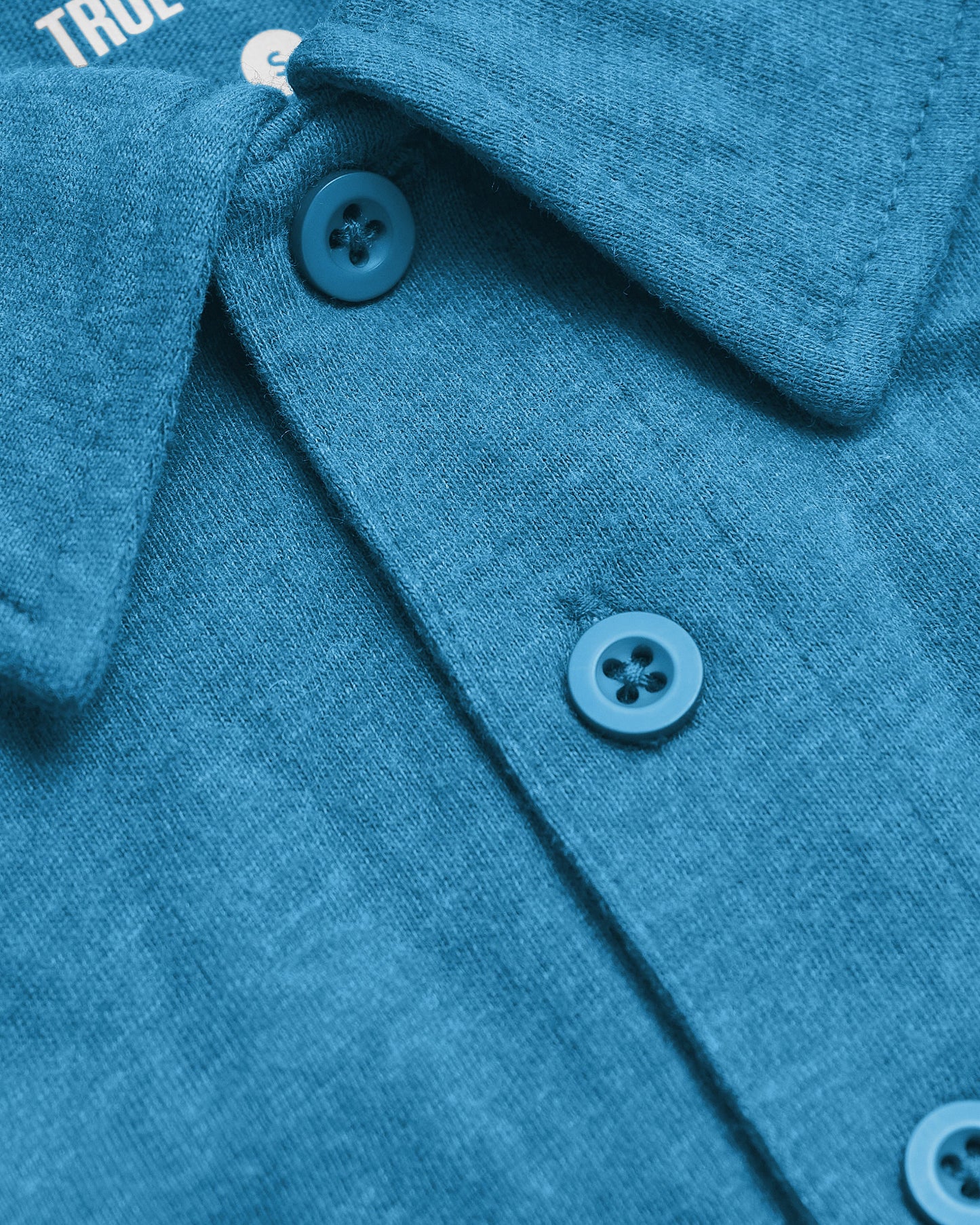 Dark Heather Bahama Blue Classic Polo